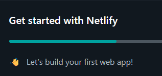 Let's started with Netlify