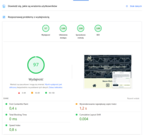 Stan końcowy - Desktop 97/100